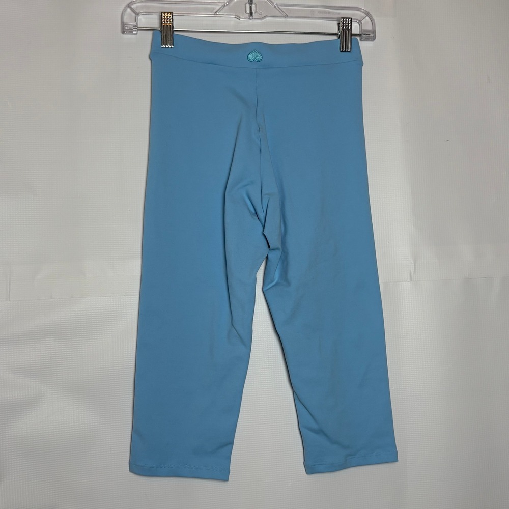 Booty by Brabants Sky Blue Capri Leggings OS/P High Rise Cropped Brazil Athletic